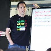 Beau Crosetto teaching at Ignite with InterVarsity